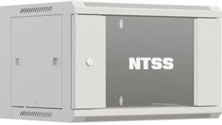 Шкаф коммутационный NTSS Премиум NTSS-W12U6045GS-2 настенный, стеклянная передняя дверь, 12U, 600x635x450 мм