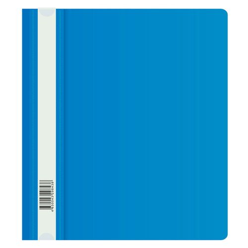Папка-скоросшиватель Бюрократ -PSL20A5BLUE, A5, пластик, синий 20 шт./кор.