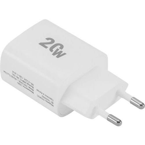 Сетевое зарядное устройство Digma DGW2C, USB-C, 20Вт, 3A, белый [dgw2c0f010wh]
