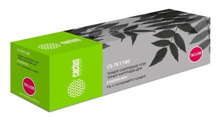 Картридж Cactus CS-TK1100, TK-1100, черный / CS-TK1100