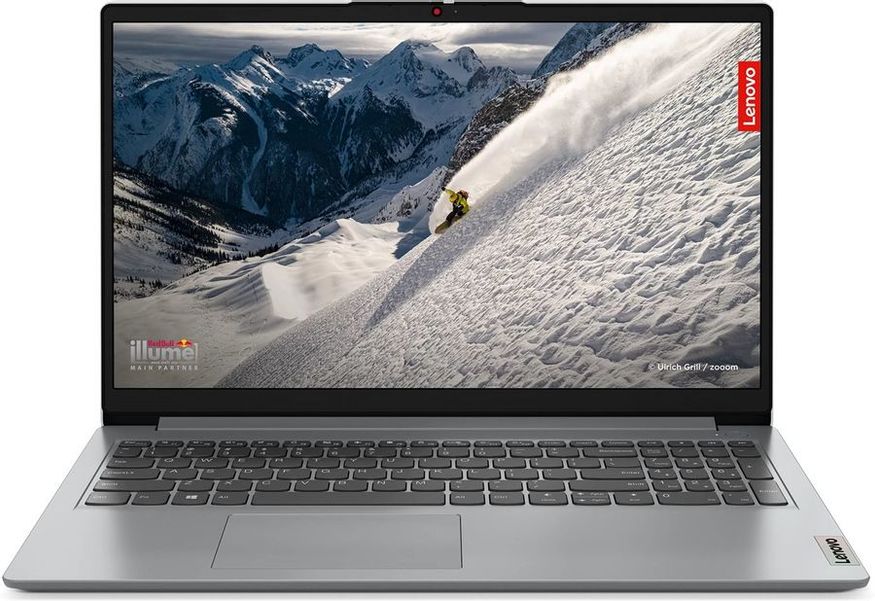 Ноутбук Lenovo IdeaPad 1 15AMN7 82VG00MQUE, 15.6", 2023, TN, AMD Ryzen 3 7320U 2.4ГГц, 4-ядерный, 8ГБ LPDDR5, 256ГБ SSD,  AMD Radeon  610M, без операционной системы, серый