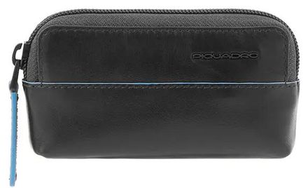 Ключница Piquadro Blue Square Revamp, кожа натуральная, черный [pc4216b2v/n]