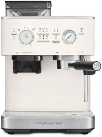 Кофемашина автоматическая KitchenAid 5KES6551EPL, 15Бар, с автоматическим капучинатором, белый