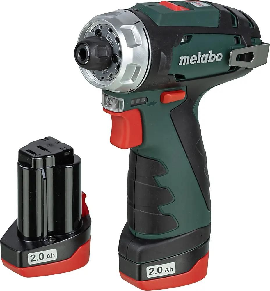 Отзывы на Дрель-шуруповерт METABO PowerMaxx BS, 2Ач, с двумя аккумуляторами  [600984000] в интернет-магазине СИТИЛИНК (1390380)