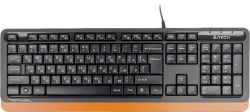 Клавиатура A4TECH Fstyler FK10, проводная, мембранная, черный/оранжевый