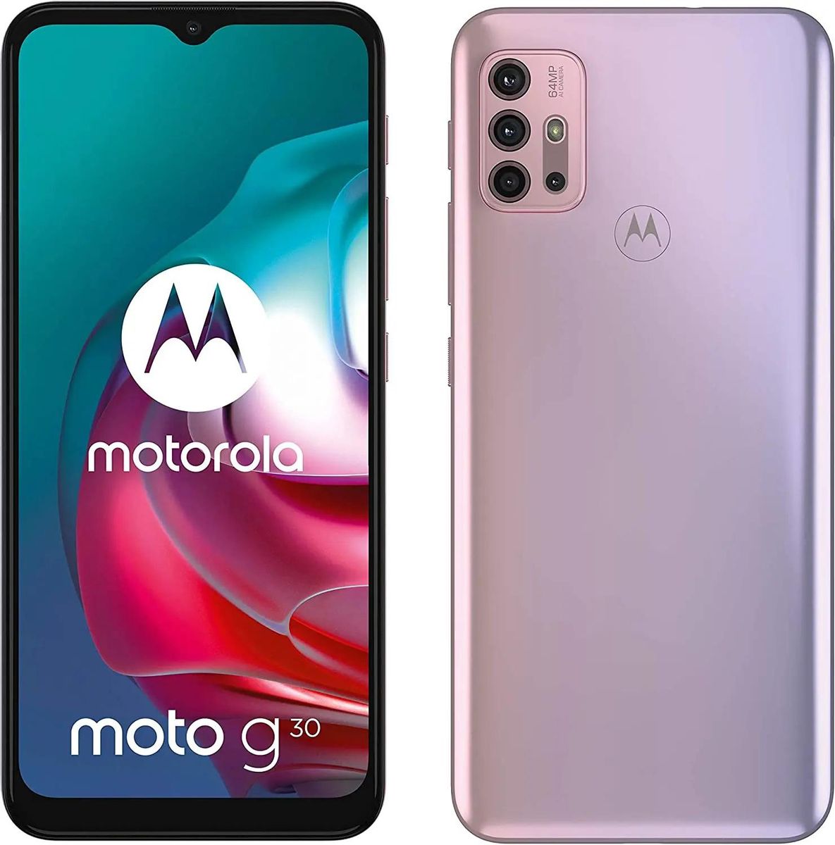 Характеристики Смартфон Motorola G30 6/128Gb, XT2129-2, бежевый (1521495)  смотреть в СИТИЛИНК