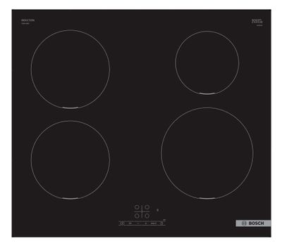 Индукционная варочная панель Bosch Serie 4 PUE611BB5E,  независимая,  черный