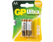 Изображение товара AA Батарейка GP Ultra Alkaline 15AU LR6,  2 шт.