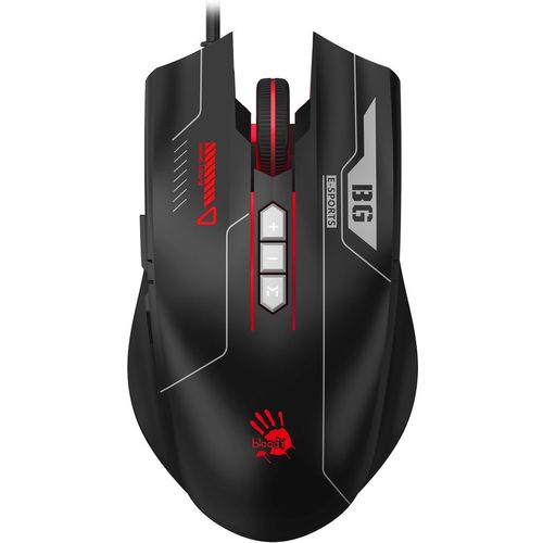 Мышь проводная A4TECH Bloody ES7, игровая, оптическая, USB, 6000dpi, черный