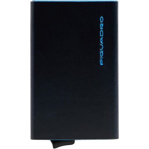 Чехол для кредитных карт Piquadro Blue Square PP4825B2BLR/BLU2, кожа натуральная, темно-синий