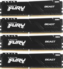 Изображение товара Оперативная память Kingston Fury Beast Black DDR4 64 ГБ 3600 МГц 4x16 ГБ