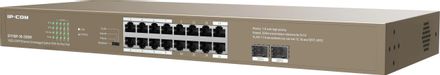 Коммутатор IP-COM G1118P-16-250W, неуправляемый, 16 RJ-45, 10/100/1000 Мбит/с