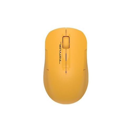 Мышь беспроводная A4TECH Fstyler FG15CS Air2, радио, оптическая, USB, 1200dpi, желтый
