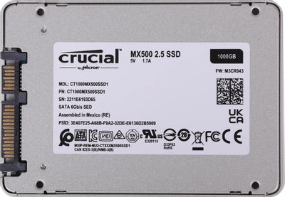 【使用175時間】1TB/2.5インチSSD/Crucial/CT1000MX crucial-mx500-2-5inch-product-