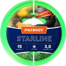 Изображение товара Леска для садовых триммеров Patriot Starline 3.0мм 15м
