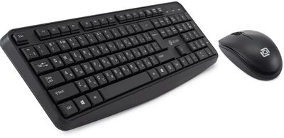 Комплект (клавиатура+мышь) Oklick S603, USB, проводной, черный – купить ...