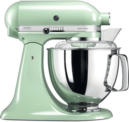 Миксер планетарный KitchenAid Artisan 5KSM175PSEPT, 300Вт, фисташковый/серебристый