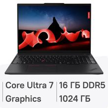 Изображение товара Ноутбук Lenovo ThinkPad T16 G3 16 IPS 12 ядер 16ГБ SSD Windows 11 Pro