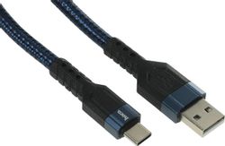 Кабель Hoco U110, USB Type-C (m) - USB (m), 1.2м, синий