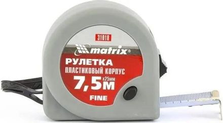 Рулетка MATRIX Fine,  7.5м [31018     ]