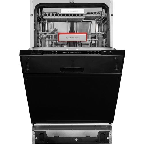 Встраиваемая посудомоечная машина KUPPERSBERG GS 4557, узкая, ширина 44.8см, полновстраиваемая, загрузка 11 комплектов