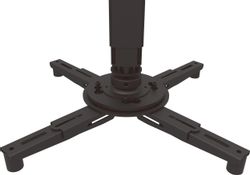 Кронштейн для проектора WIZE PRXL47A, до 100кг, потолочный, наклон, черный