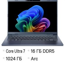 Изображение товара Ноутбук Acer Swift Go 14 AI с OLED-экраном Intel Core Ultra 7 16ГБ 1ТБ SSD