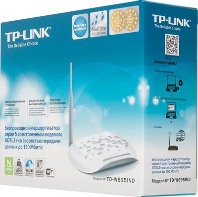 Wi Fi TP LINK TD W8951ND ADSL2 845465