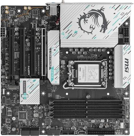 Материнская плата MSI B860M GAMING PLUS WIFI, Socket LGA 1851, Intel B860, mATX, Ret