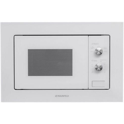 Встраиваемая микроволновая печь MAUNFELD MBMO.20.1PGW, 20л, 800Вт, белый [ка-00013588]