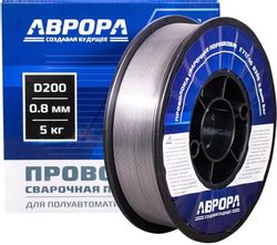 Проволока сварочная Aurora E71T-GS, D0.8мм, 5000грамм