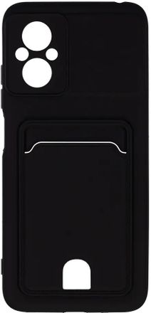 Чехол (клип-кейс) ZIBELINO Soft Matte Card Holder, для Xiaomi Poco M5, черный [zsch-xia-m5-cam-blk]