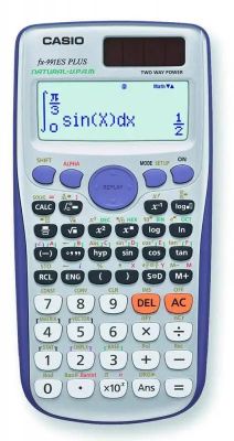 Калькулятор Casio FX-991ESPLUS,  10+2-разрядный, серый