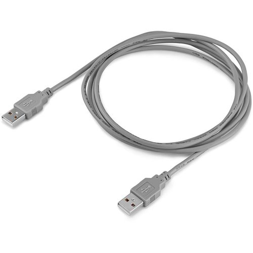 Кабель USB2.0 Buro USB A(m) — USB A(m), 1.8м, блистер, серый [bhp ret usb_am18]