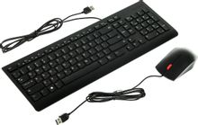 Характеристики Комплект (клавиатура+мышь) Lenovo Wired Combo Essential ...