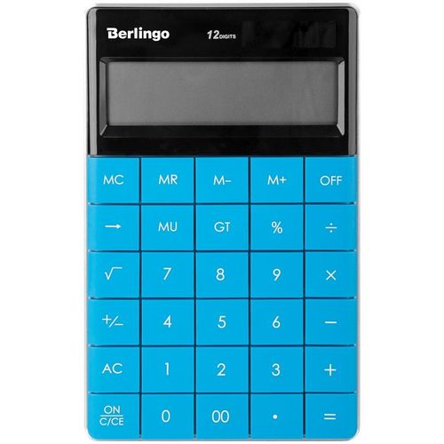 Калькулятор Berlingo Power TX, CIB_100, 12-разрядный, синий