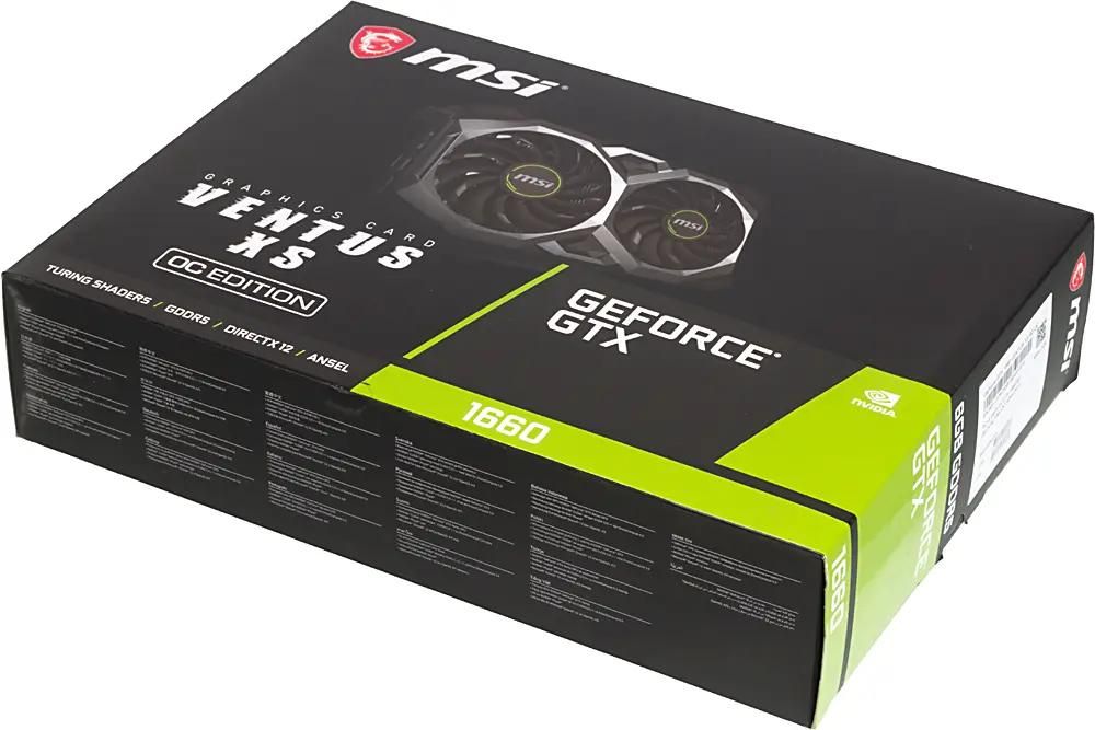 mSI NVIDIA GeForce GTX 1660 GTX 1660 VENTUS XS 6G OC 6 GDDR5 OC Ret 1133566