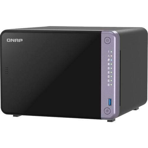 Сетевое хранилище NAS Qnap TS-632X-4G, 6-bay, настольный, Alpine, AL-524