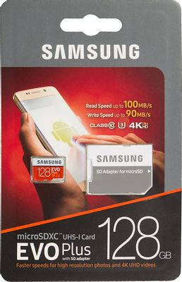 microSDXC UHS I U3 Samsung EVO Plus 128 100 Class 10 MB MC128GA RU 1 SD 460534