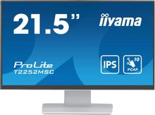 Изображение товара 21.5" Монитор Iiyama ProLite T2252MSC-W2, 1920x1080, IPS, 1хHDMI, 1хDP, белый