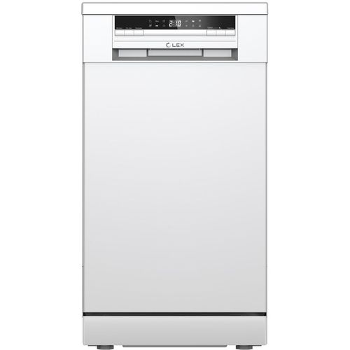 Посудомоечная машина LEX DW4563N WH, узкая, напольная, 44.8см, загрузка 11 комплектов, белая [chga000019]