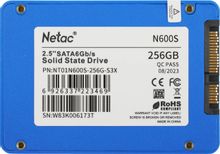 Изображение товара SSD накопитель NETAC N600S 256 ГБ 2.5 SATA III для ПК и ноутбука