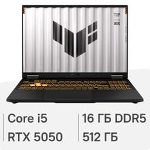 Изображение товара Ноутбук ASUS TUF Gaming F16 FX608JHR-RV177 с Intel Core i5 и RTX 5050
