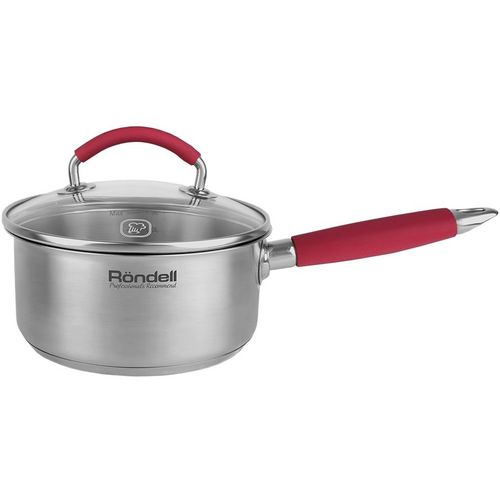 Ковш Rondell Sorge RDS-1218, 1.3л, с крышкой, стальной