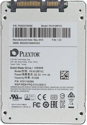 Plextor PX-512M7VC （2.5 SATA SSD 512GB） Plextor M7V 512 GB 2.5