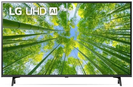 43" Телевизор LG 43UQ80006LB.ARUB, 4K Ultra HD, металлический серый, СМАРТ ТВ, WebOS