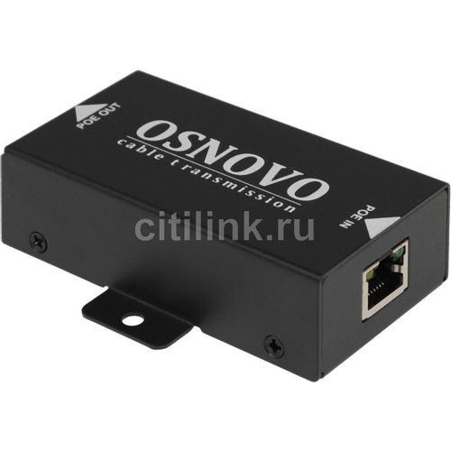 Удлинитель PoE OSNOVO E-poe/1 10/100BASE-T — фото 1