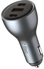 Изображение товара Автомобильное зарядное устройство TTEC 2CKP05S,  USB-A,  2xUSB-C, 130Вт, черный