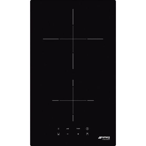 Индукционная варочная поверхность SMEG SI2321D, конфорок: 2 шт., стеклокерамика, независимая, черный