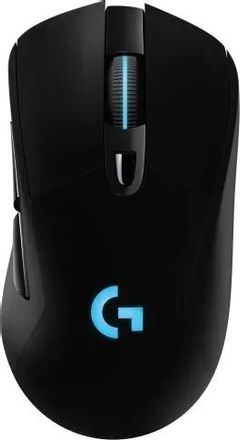 Мышь беспроводная Logitech G703 LightSpeed, игровая, радио, оптическая, USB, 25600dpi, черный [910-005644]